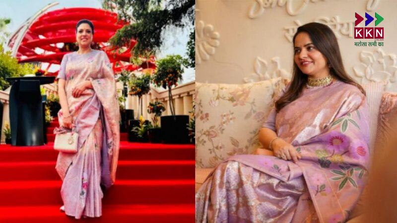 Muzaffarnagar's Preeti Singh Parikh Shines at Cannes Film Festival with Her Zari Saree Design