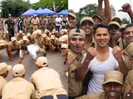 Varun Dhawan Trolled for Push-Up Challenge with Soldiers: