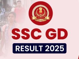SSC GD Constable Scorecard 2025 Released at ssc.gov.in