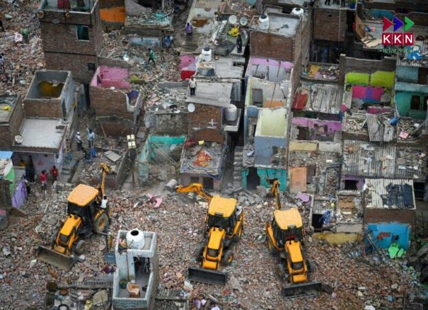 Delhi Bulldozer Action