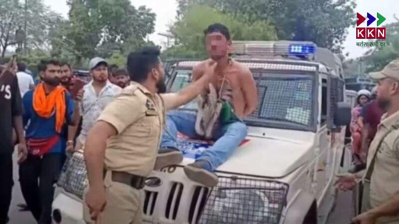 Jammu & Kashmir News: Police Allegedly Parades Theft Accused on Bonnet, Viral Video Sparks Controversy