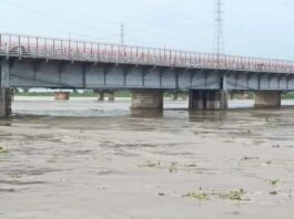 Ganga River Water Level Rises Sharply in Hapur